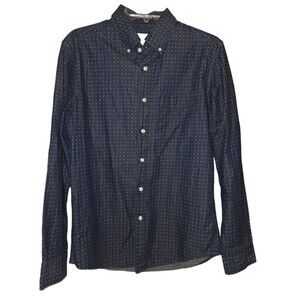 American Eagle Men's Cotton Denim Button Down Shirt